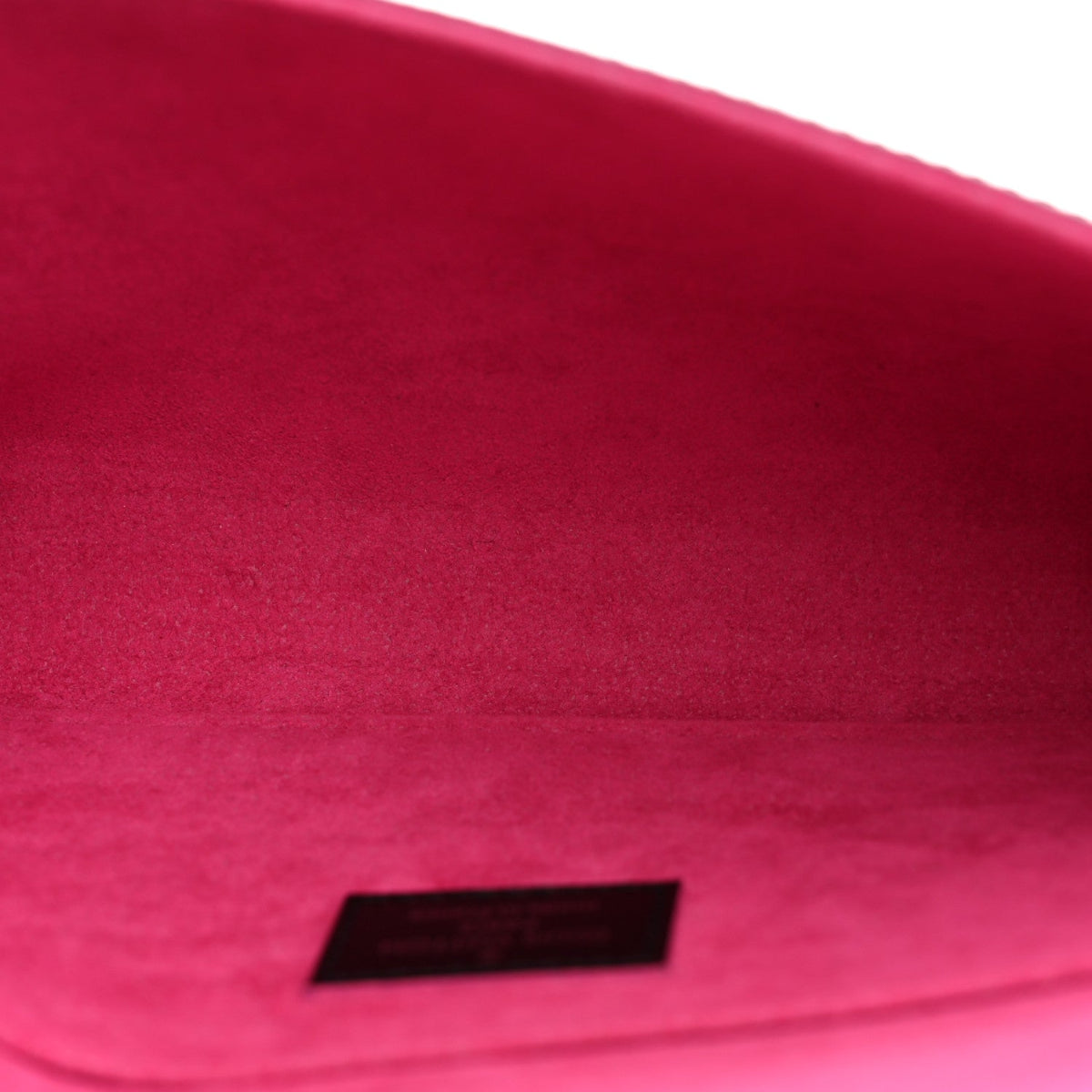 Epi Pochette Felicie Black Hot Pink