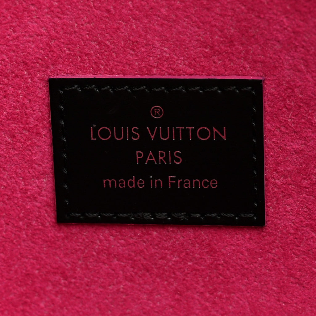 Epi Pochette Felicie Black Hot Pink