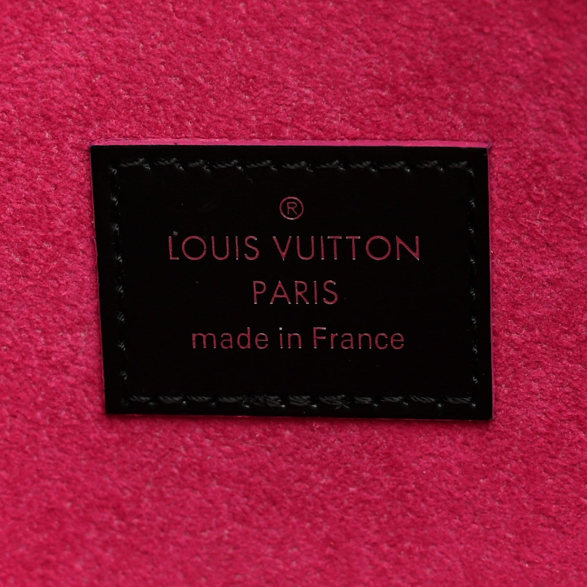 Epi Pochette Felicie Black Hot Pink