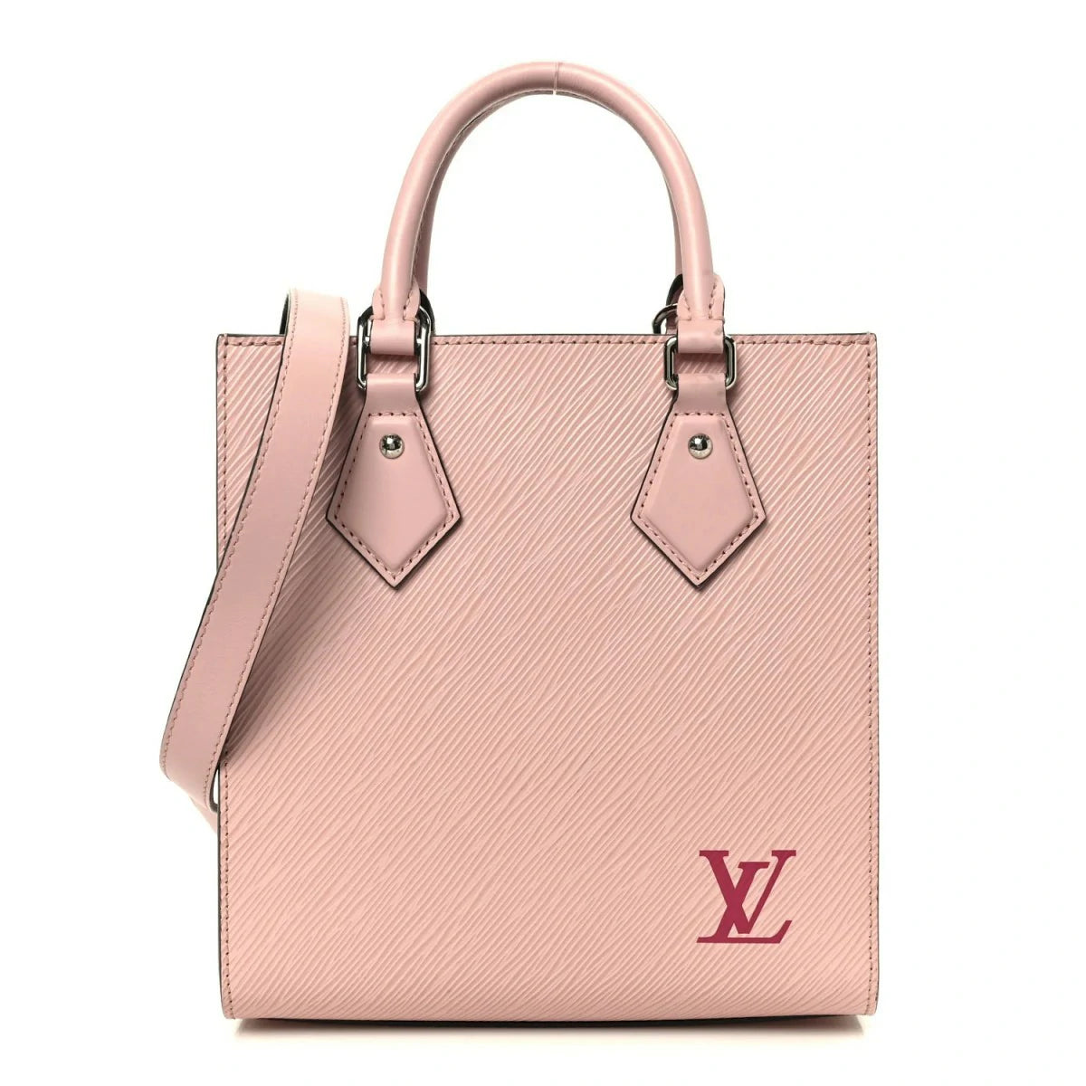 Epi Sac Plat BB Rose Ballerine