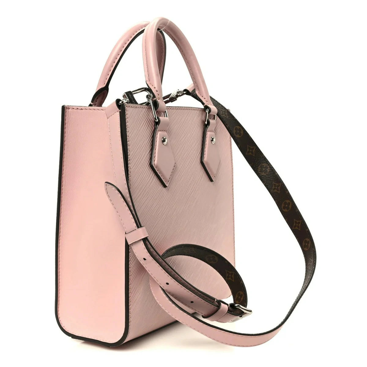Epi Sac Plat BB Rose Ballerine