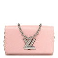 Epi Twist Chain Wallet Rose Ballerine