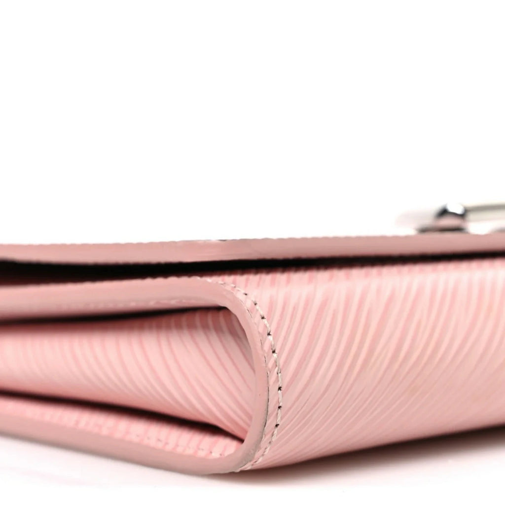 Epi Twist Chain Wallet Rose Ballerine