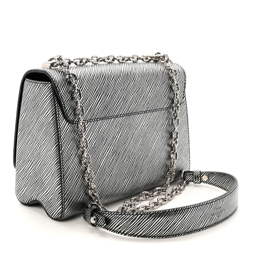 Epi Twist Shoulder Bag MM Argent