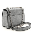 Epi Twist Shoulder Bag MM Argent