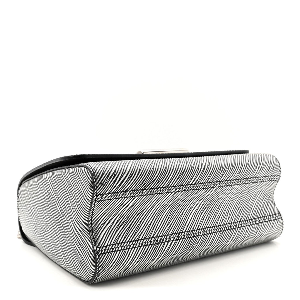 Epi Twist Shoulder Bag MM Argent