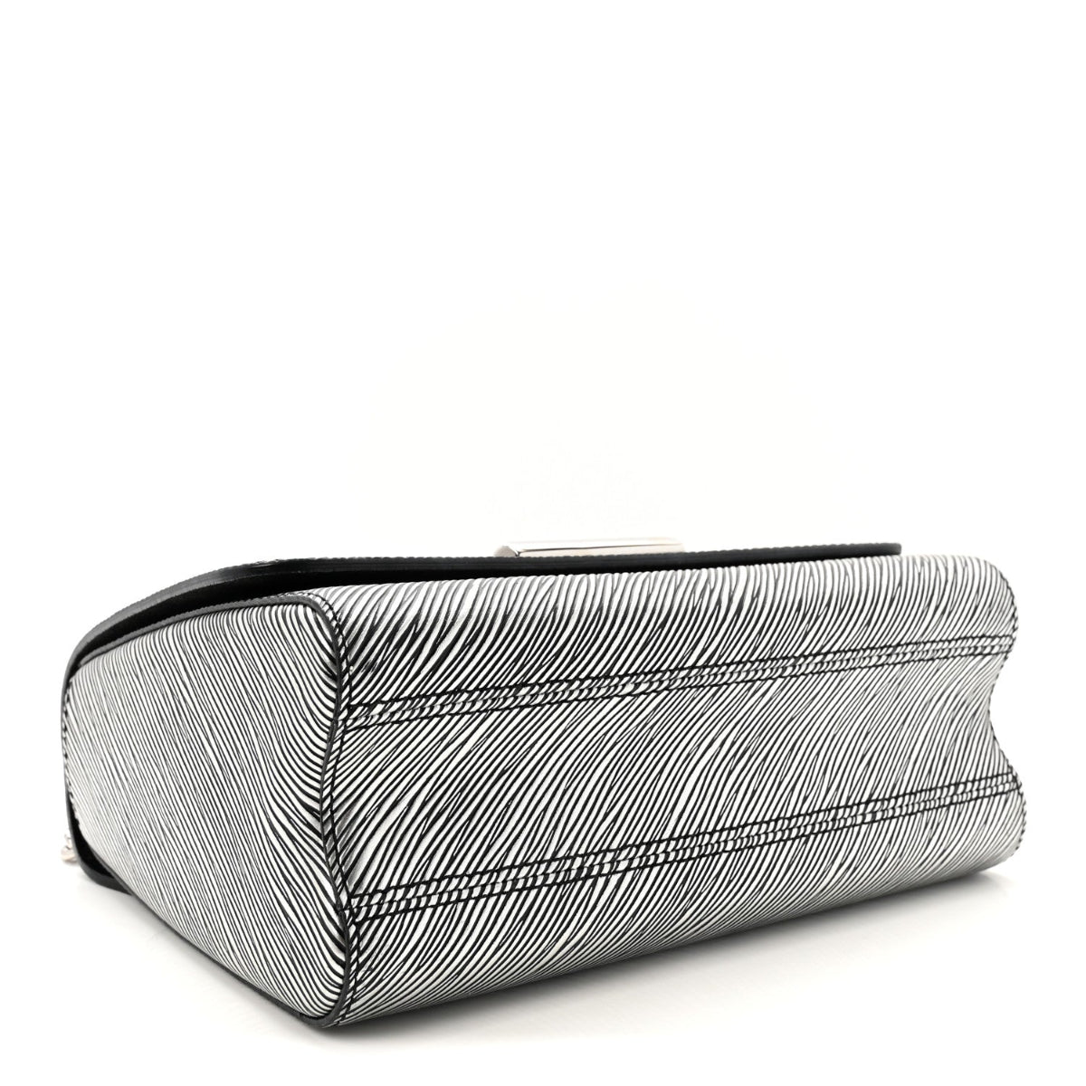 Epi Twist Shoulder Bag MM Argent