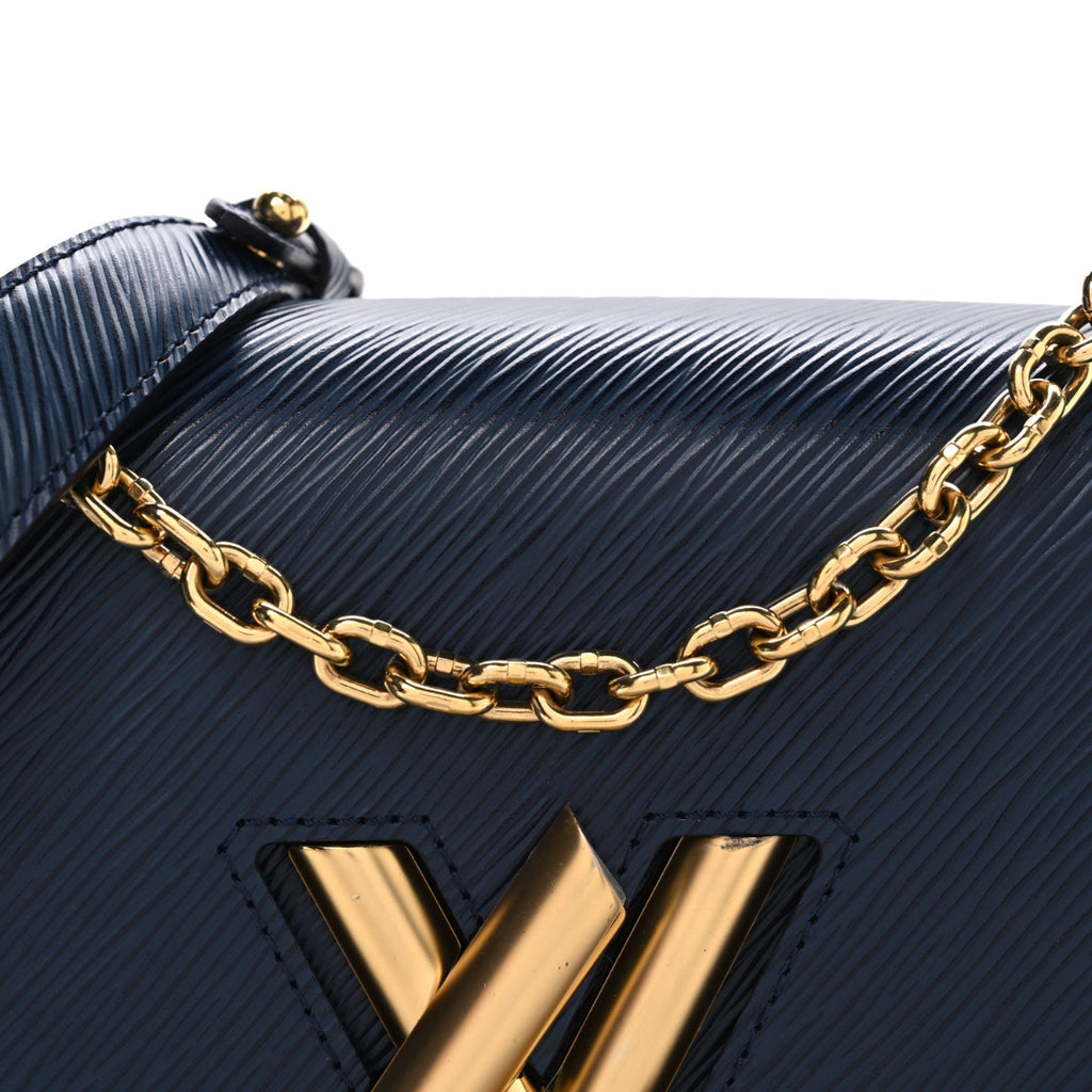 Epi Twist Shoulder Bag MM Indigo