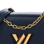 Epi Twist Shoulder Bag MM Indigo