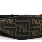 Fabric Jacquard FF 1974 Medium Baguette Tobacco Moro Black