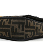 Fabric Jacquard FF 1974 Medium Baguette Tobacco Moro Black