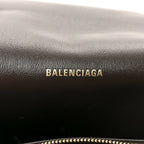 Faux Fur Medium Crush Chain Bag Brown