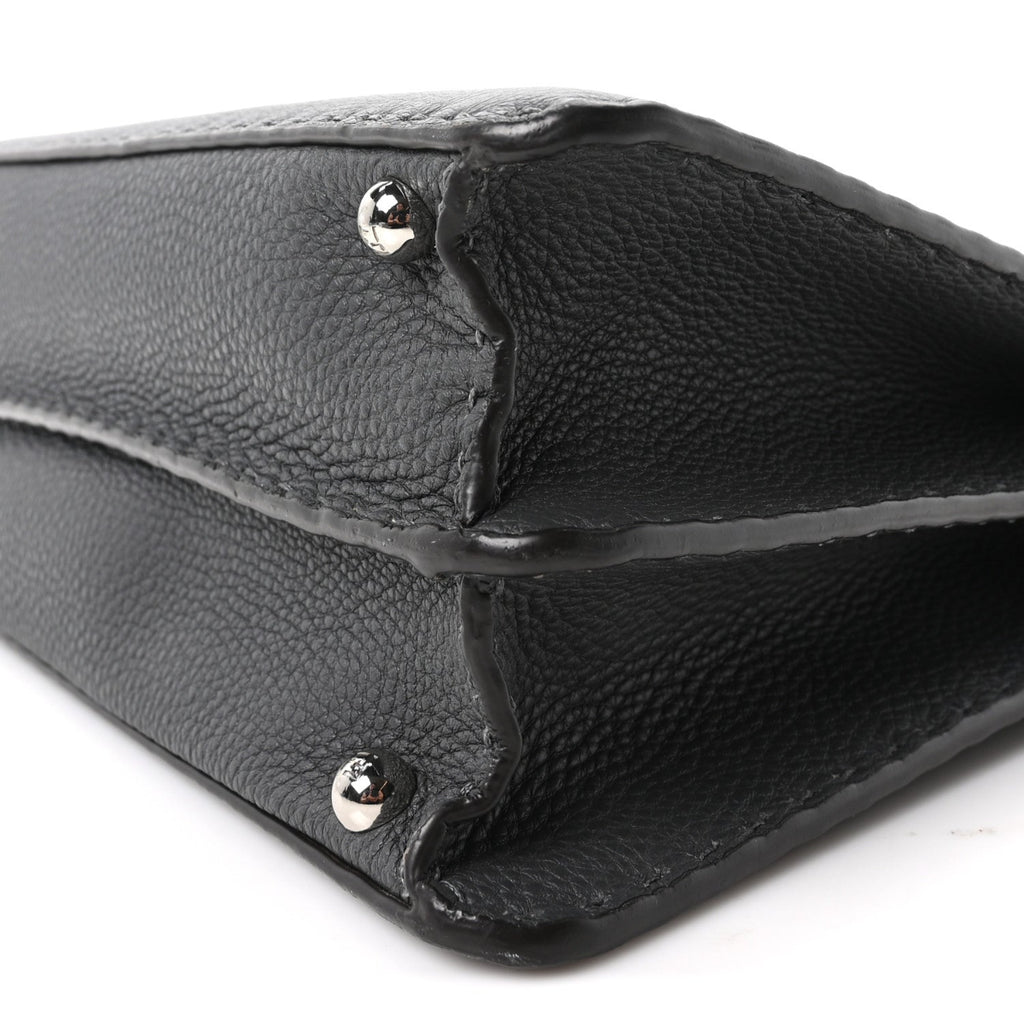 Cuoio Romano Selleria Chamois Medium Peekaboo I SEE U Satchel Asfalto Camelia