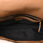 Nappa FF 1974 Embossed Baguette Miele Scuro