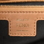 Nappa FF 1974 Embossed Baguette Miele Scuro