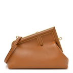 Shiny Nappa Small Fendi First Caramello