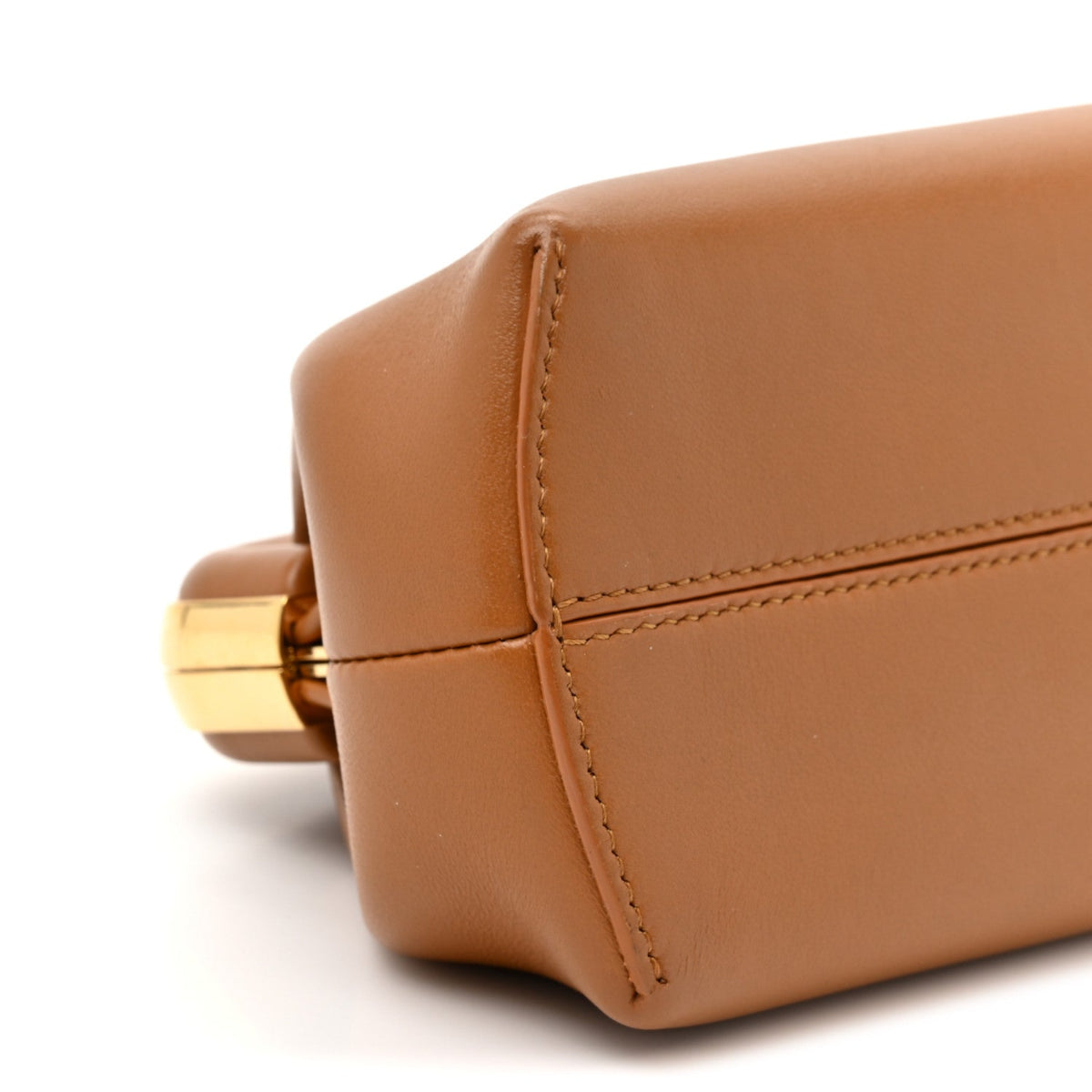 Shiny Nappa Small Fendi First Caramello