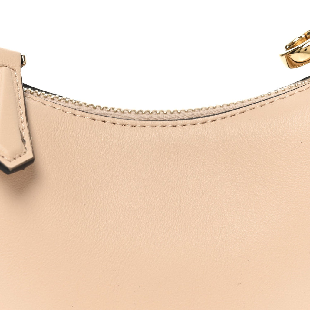 Vitello Grace Matte Nano Fendigraphy Hobo Bag Light Rose