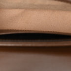 GG Supreme Monogram Azalea Calfskin Web Horsebit 1955 Wallet On Strap Beige Ebony Brown Sugar