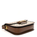 GG Supreme Monogram Horsebit 1955 Shoulder Bag Beige Brown Sugar Beige Brown Sugar
