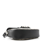 GG Supreme Monogram Horsebit 1955 Soft Small Shoulder Bag Beige Black