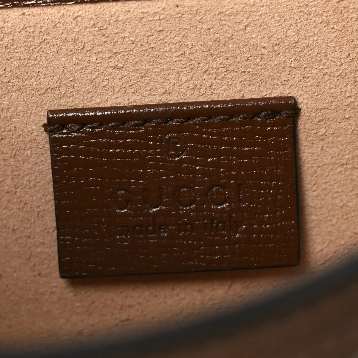 GG Supreme Monogram Mini Horsebit 1956 Shoulder Bag Beige Brown Sugar
