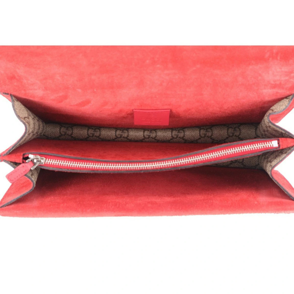 GG Supreme Monogram Small Dionysus Shoulder Bag Red