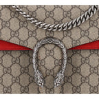GG Supreme Monogram Small Dionysus Shoulder Bag Red