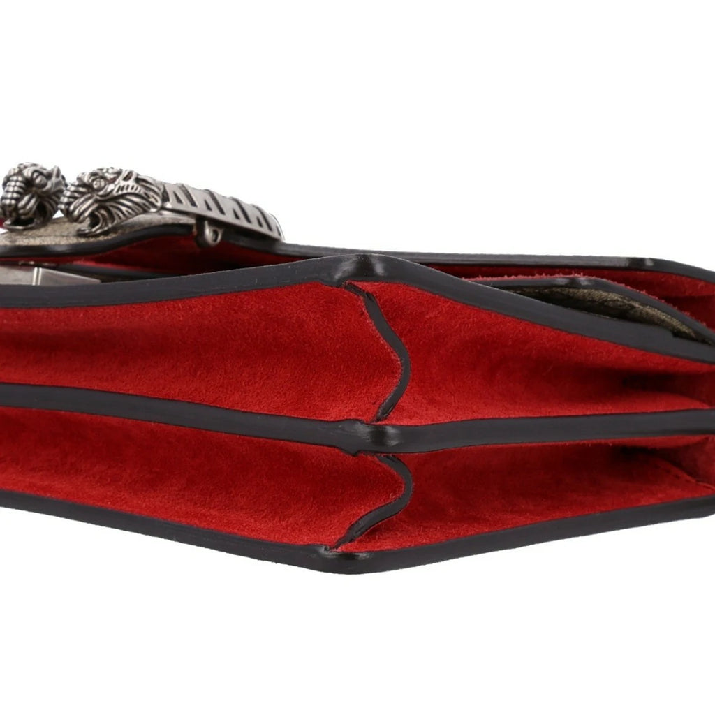 GG Supreme Monogram Small Dionysus Shoulder Bag Red