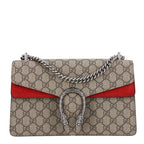 GG Supreme Monogram Small Dionysus Shoulder Bag Red