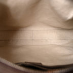 GG Supreme Monogram Textured Calfskin Web Large Attache Shoulder Bag Beige Ebony New Acero