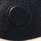 GG Supreme Monogram Textured Calfskin Web Medium Ophidia Shopping Tote Beige Blue