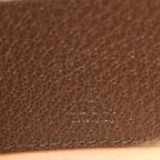 GG Supreme Monogram Textured Dollar Calfskin Web Ophidia Belt Bag 75 30 Beige Ebony New Acero