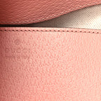 GG Supreme Monogram Textured Dollar Calfskin Web Small Ophidia Bucket Shoulder Bag Rose Pink