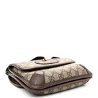 GG Supreme Monogram Web Small Neo Vintage Double Flap Messenger Bag Beige New Acero
