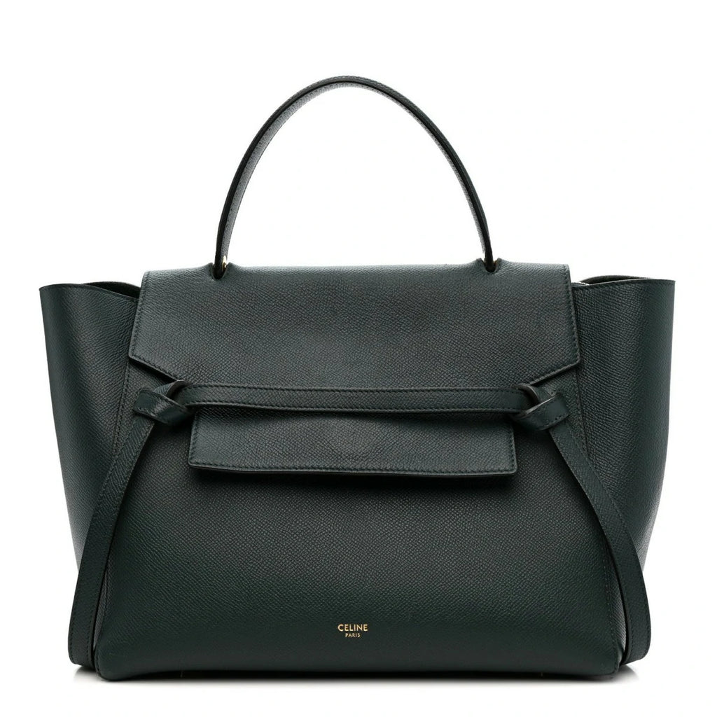 Grained Calfskin Mini Belt Bag Amazone