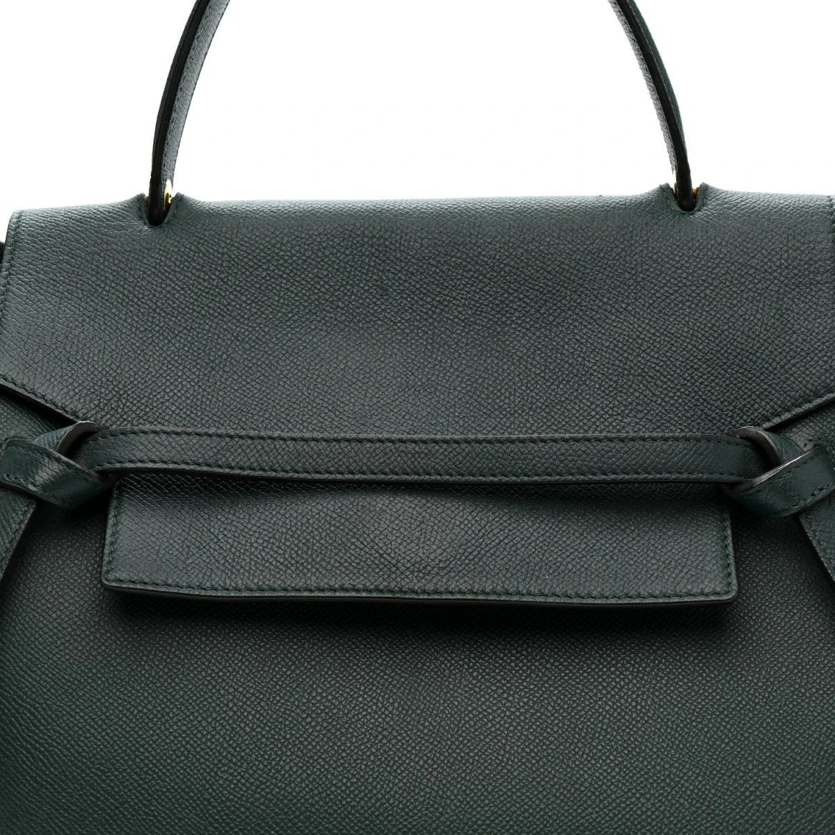 Grained Calfskin Mini Belt Bag Amazone