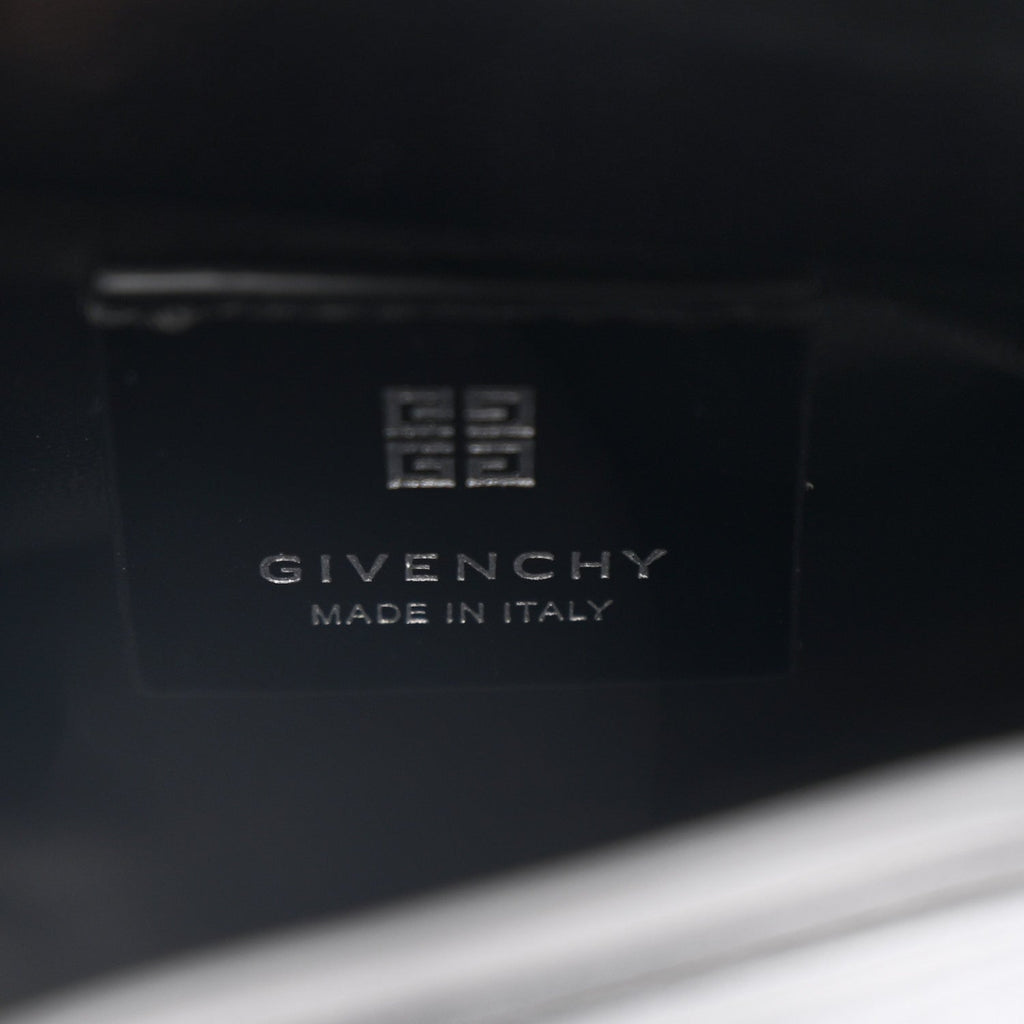 Shiny Lord Calfskin Micro Antigona Black