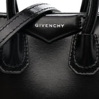 Shiny Lord Calfskin Micro Antigona Black