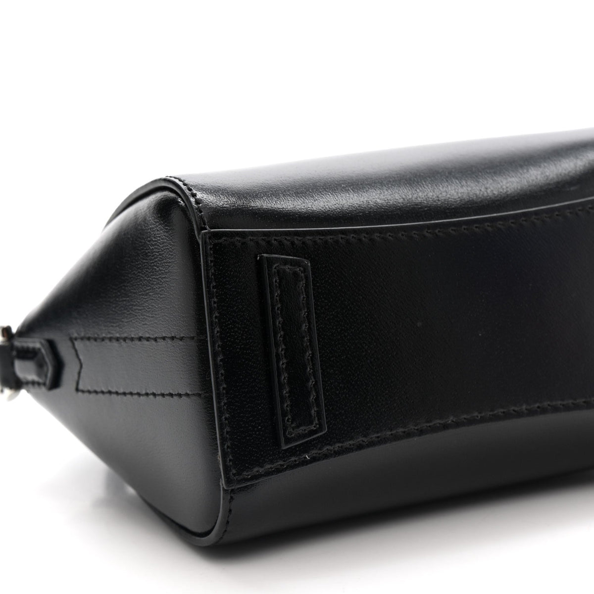 Shiny Lord Calfskin Micro Antigona Black