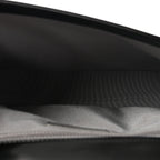 Glazed Calfskin Large Boy Flap Black