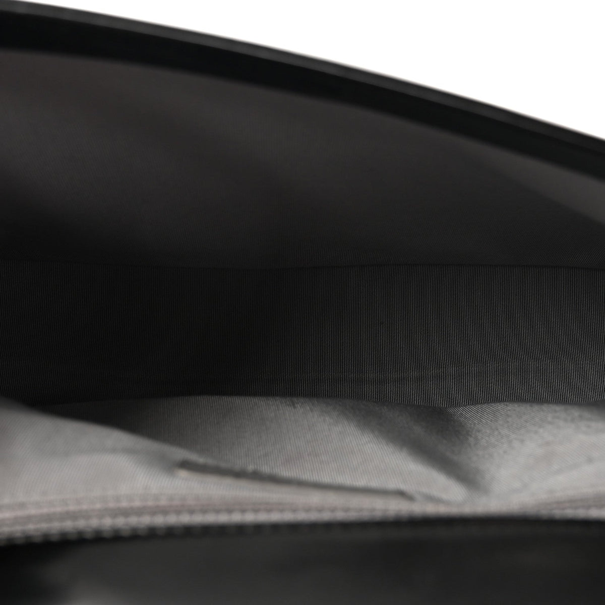Glazed Calfskin Large Boy Flap Black