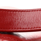 Goatskin Quilted Medium Chanel 19 Flap Red