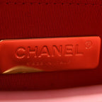 Goatskin Quilted Medium Chanel 19 Flap Red