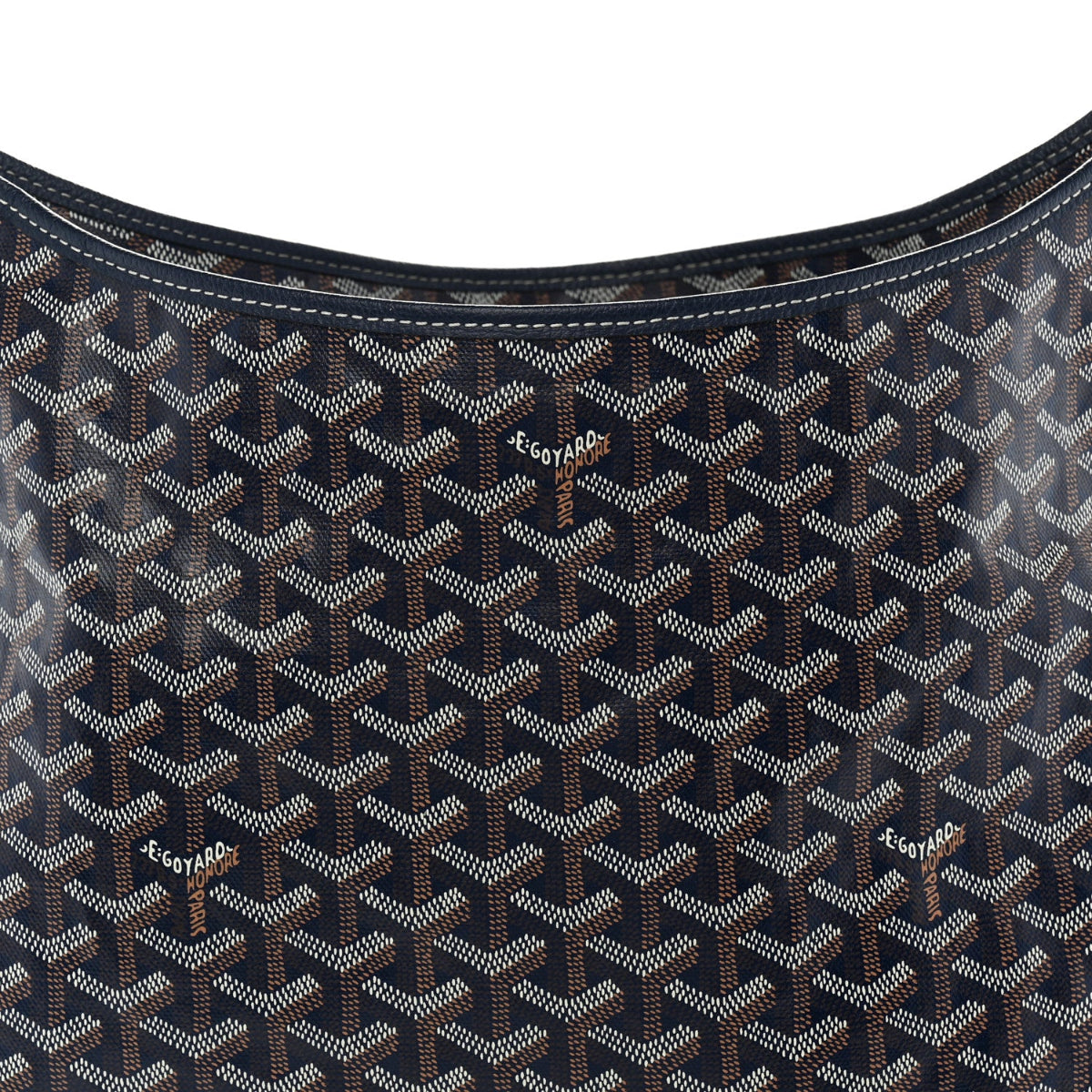 Goyardine Boheme Hobo Navy Blue