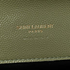 Grain De Poudre Matelasse Chevron Monogram Envelope Clutch Light Sage