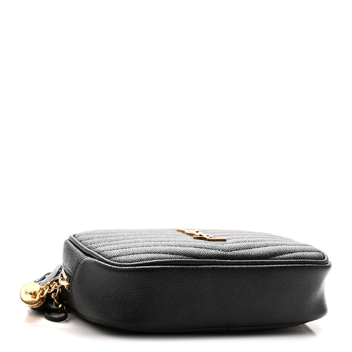 Grain De Poudre Matelasse Monogram Mini Lou Camera Bag Black