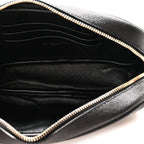 Grain De Poudre Matelasse Monogram Mini Lou Camera Bag Black