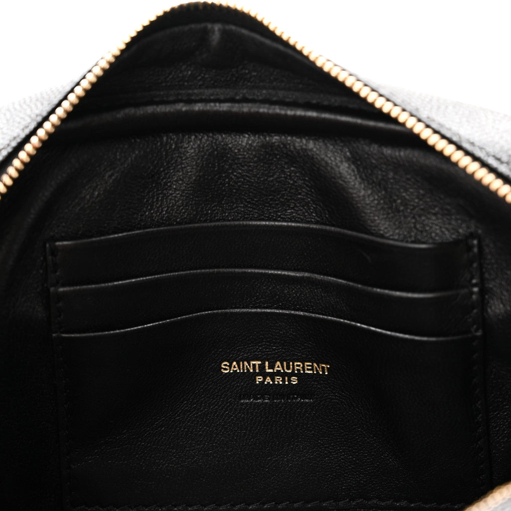 Grain De Poudre Matelasse Monogram Mini Lou Camera Bag Black