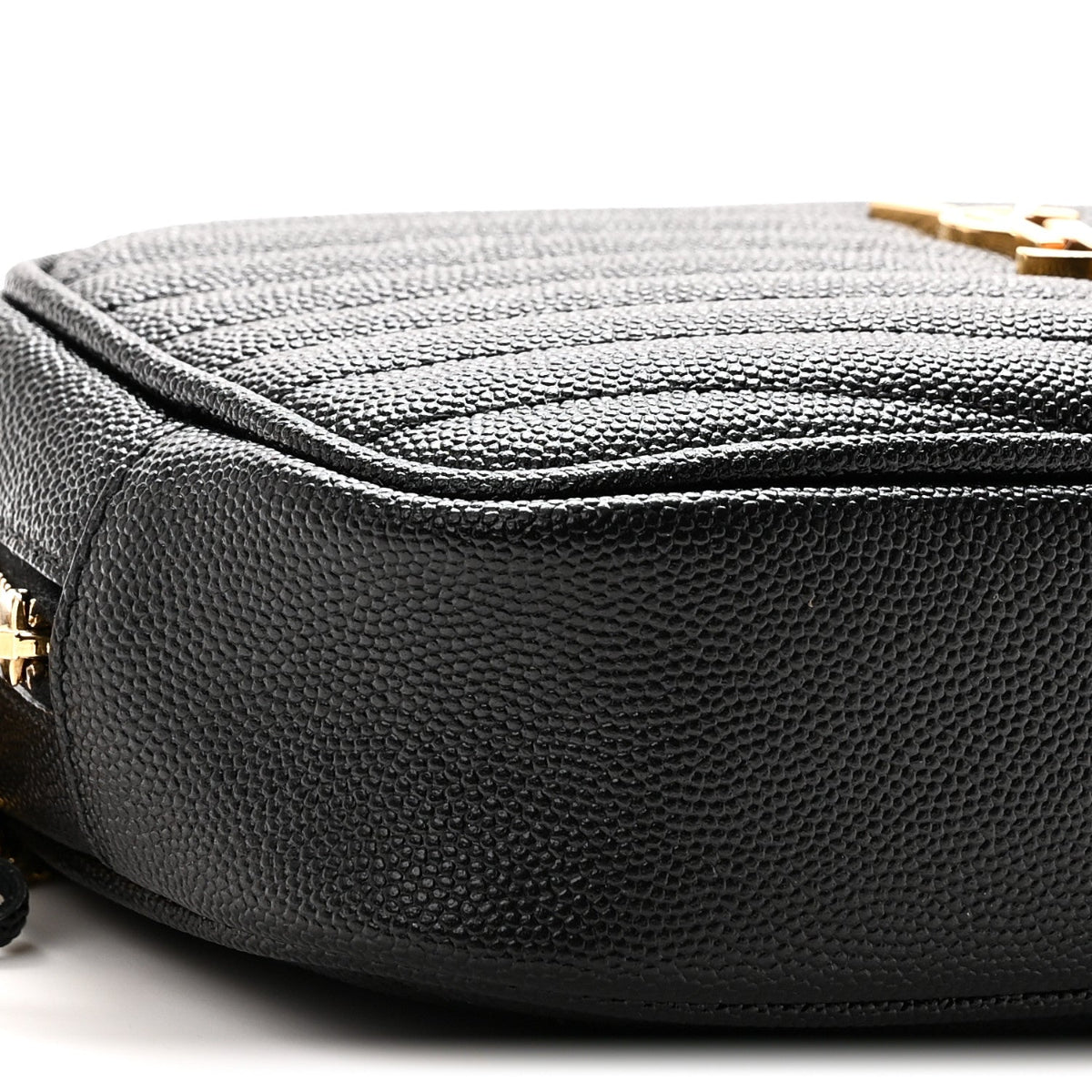 Grain De Poudre Matelasse Monogram Mini Lou Camera Bag Black